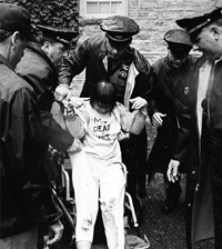 handicapped protesting Singer